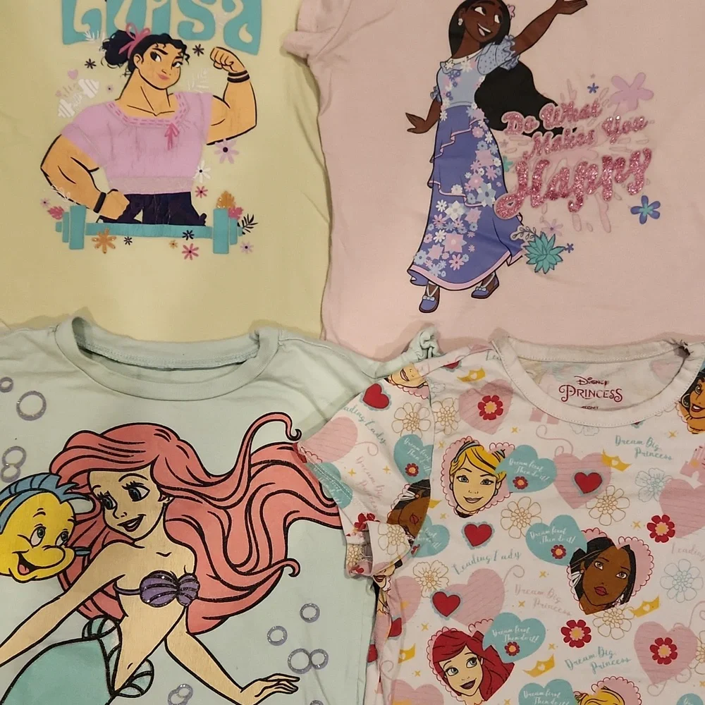 Bundle Lot Of Disney Princesses T-Shirts Tee Shirts T Shirts - Picture 3 of 6